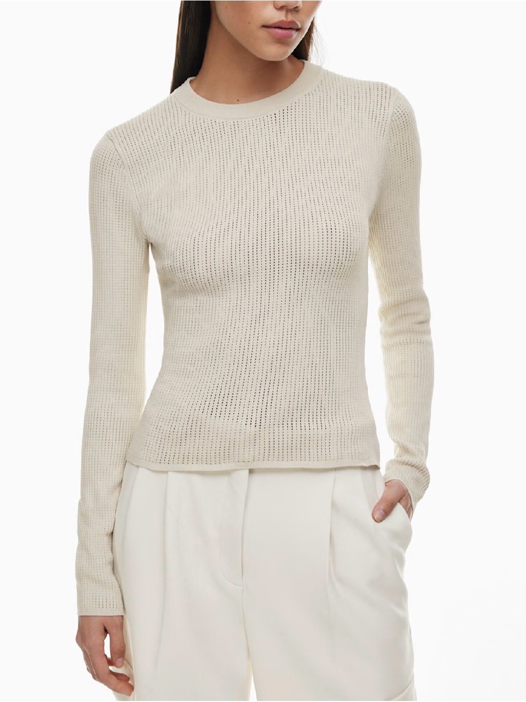 Babaton Sculpt Knit Waldorf Longsleeve - Size M